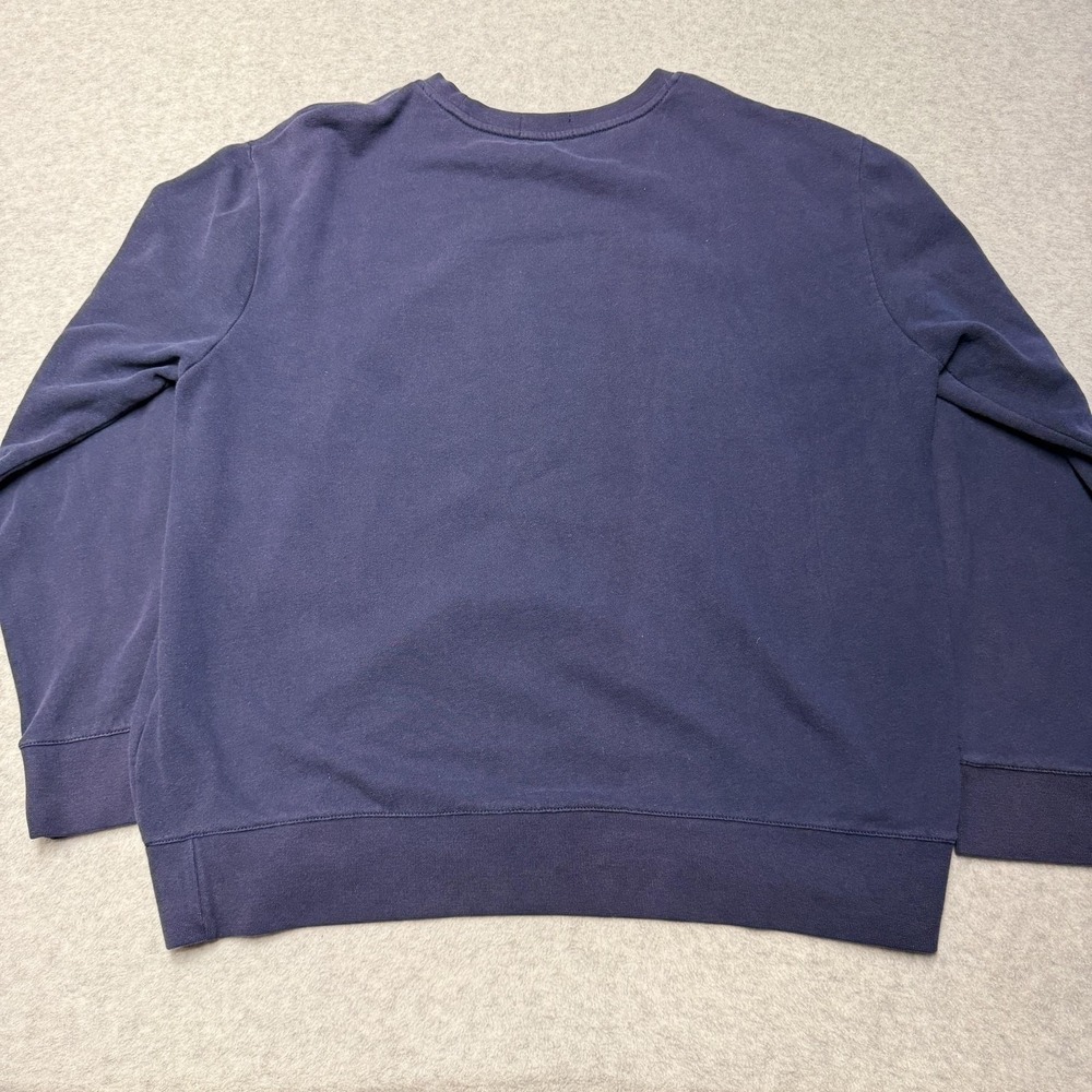 Polo Ralph Lauren Sweatshirt Mens XL Blue Polo Bear Fleece Crewneck Pullover - Picture 6 of 6